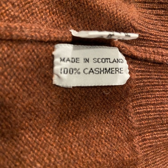 Vintage Carroll Cashmere Sweatshirt Made in Scotland Men's Size L - Picture 8 of 12